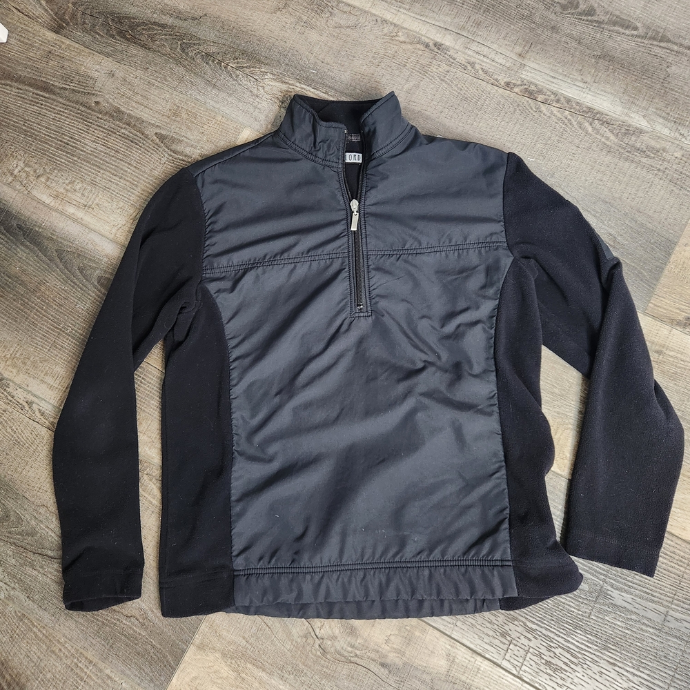 Kate‎ Lord Golf Windbreaker Fleece Black Quarter Zip Jacket S  Everyday Athletic